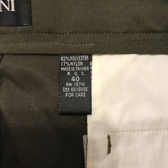 Brandini green‎ microfiber shorts waist 40 nwt - Picture 3 of 6